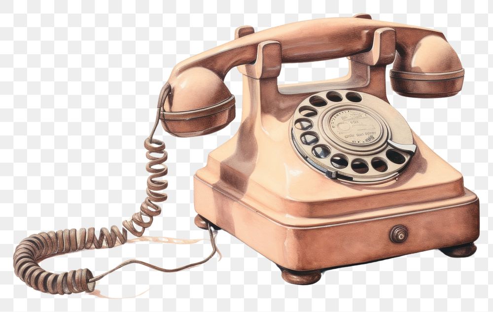 PNG Telephone electronics technology nostalgia