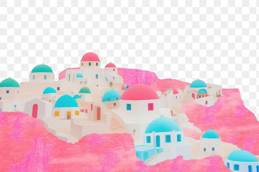 PNG Santorini backgrounds santorini drawing. AI generated Image by rawpixel.