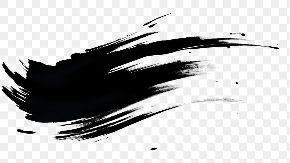 PNG Brush backgrounds black white. AI generated Image by rawpixel.