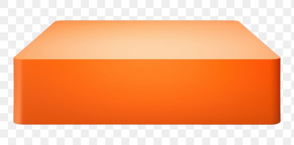 PNG Orange ruber white background rectangle letterbox. AI generated Image by rawpixel.