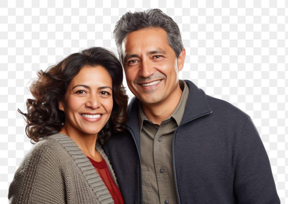 PNG Hispanic couple laughing portrait people. AI generated Image by rawpixel.