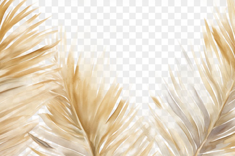 PNG  Palm leaf backgrounds nature accessories. AI generated Image by rawpixel.