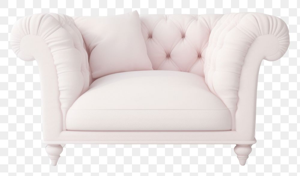 PNG Furniture armchair pillow sofa. AI generated Image by rawpixel.