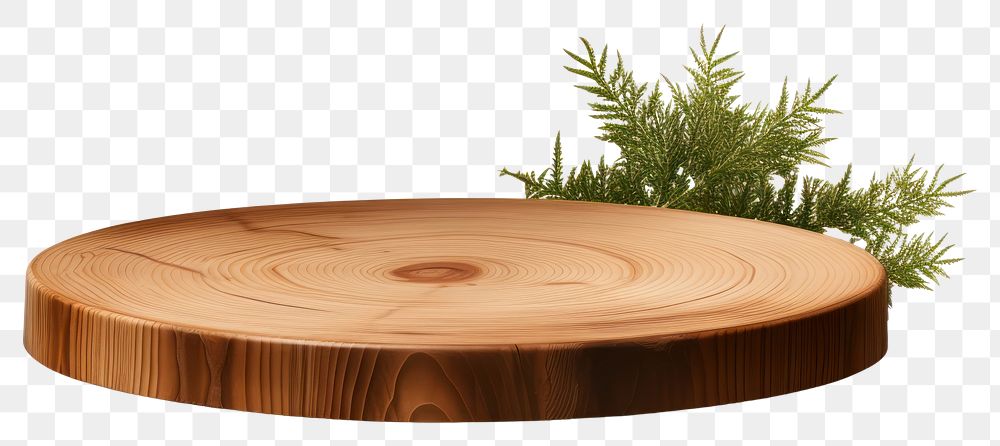 PNG Circle disc platform podium wood tree plant. AI generated Image by rawpixel.