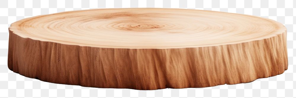 PNG Circle disc platform podium wood tree furniture. AI generated Image by rawpixel.