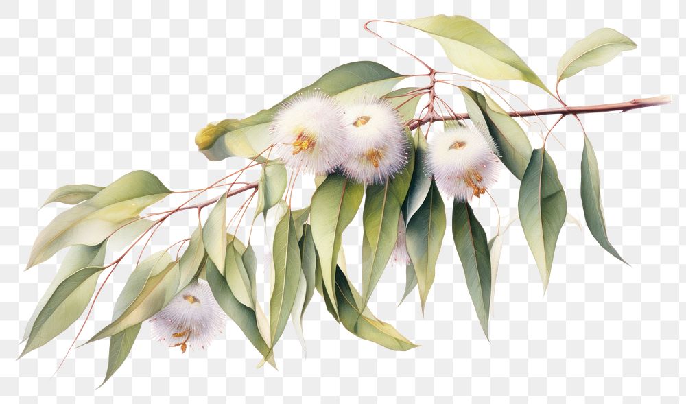 PNG  Eucalyptus oil flower plant freshness