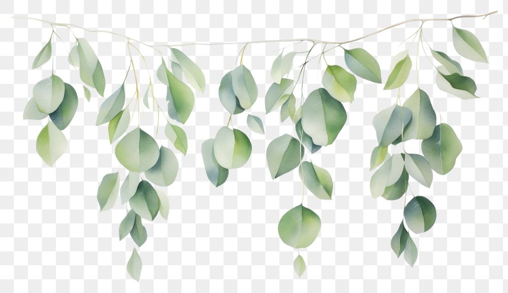 PNG Eucalyptus leaves hanging nature plant