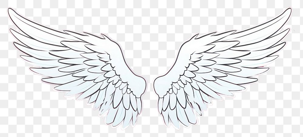 PNG Angel wings creativity archangel pattern. AI generated Image by rawpixel.