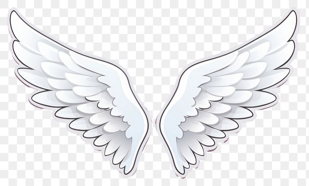 PNG Angel wings creativity softness pattern. AI generated Image by rawpixel.