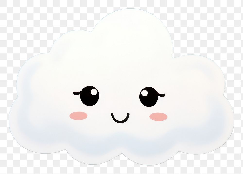 PNG Cute cloud anthropomorphic outdoors | Free PNG - rawpixel