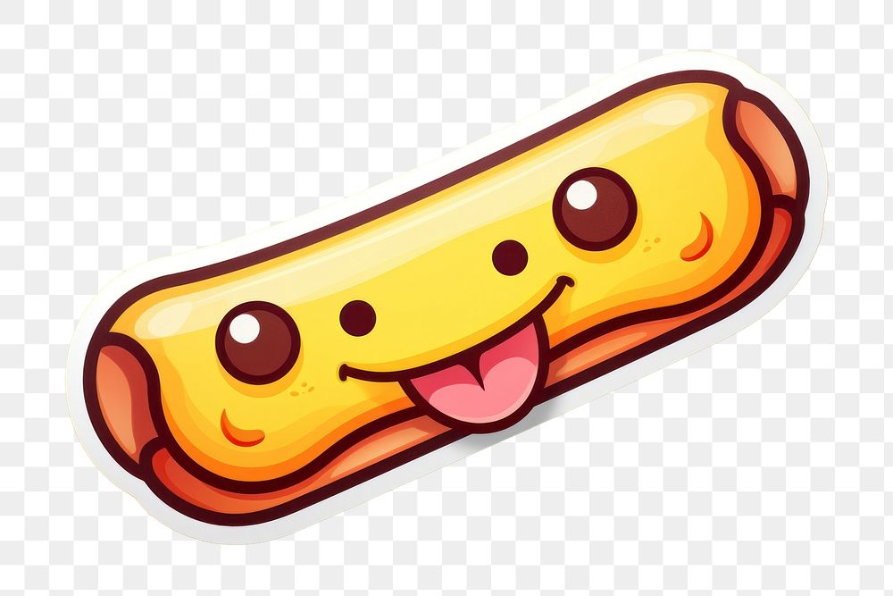 PNG Hotdog anthropomorphic representation emoticon. AI generated Image by rawpixel.