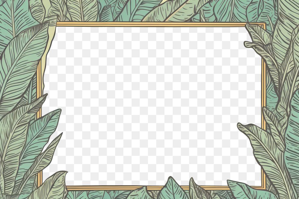 PNG Banana leaf backgrounds nature plant. AI generated Image by rawpixel.