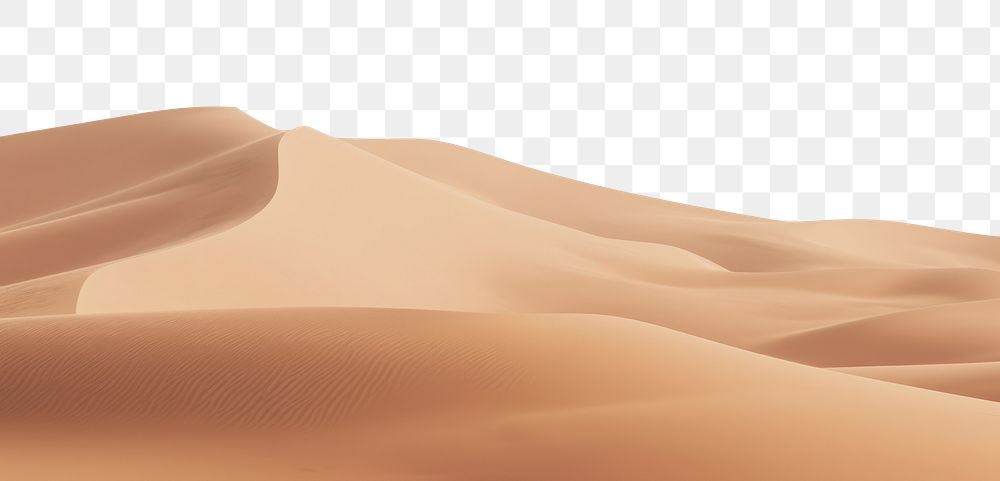 PNG Aesthetic background desert dune sand. 