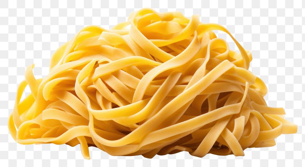 PNG Raw Tagliolini spaghetti noodle pasta. AI generated Image by rawpixel.