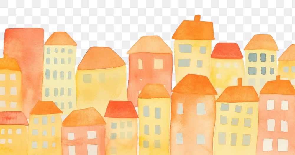 PNG Real estate backgrounds painting city. AI generated Image by rawpixel.