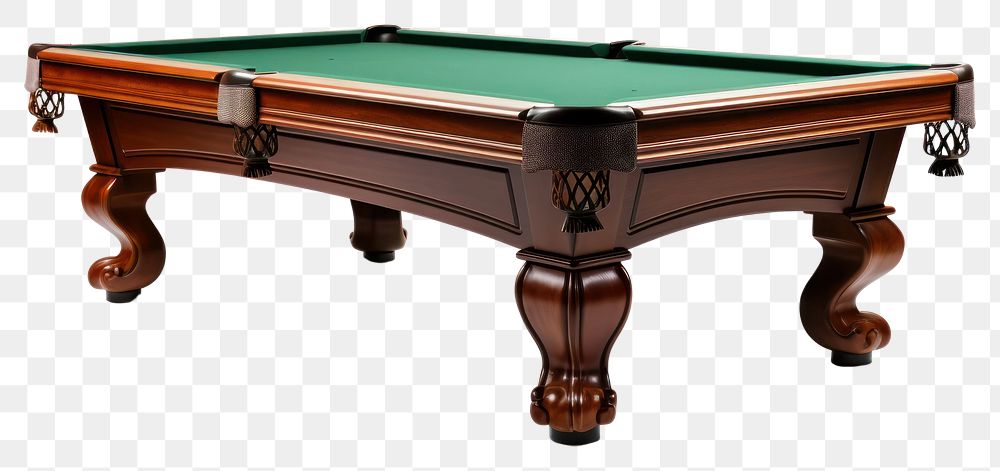 PNG  Pool table furniture white background architecture. AI generated Image by rawpixel.