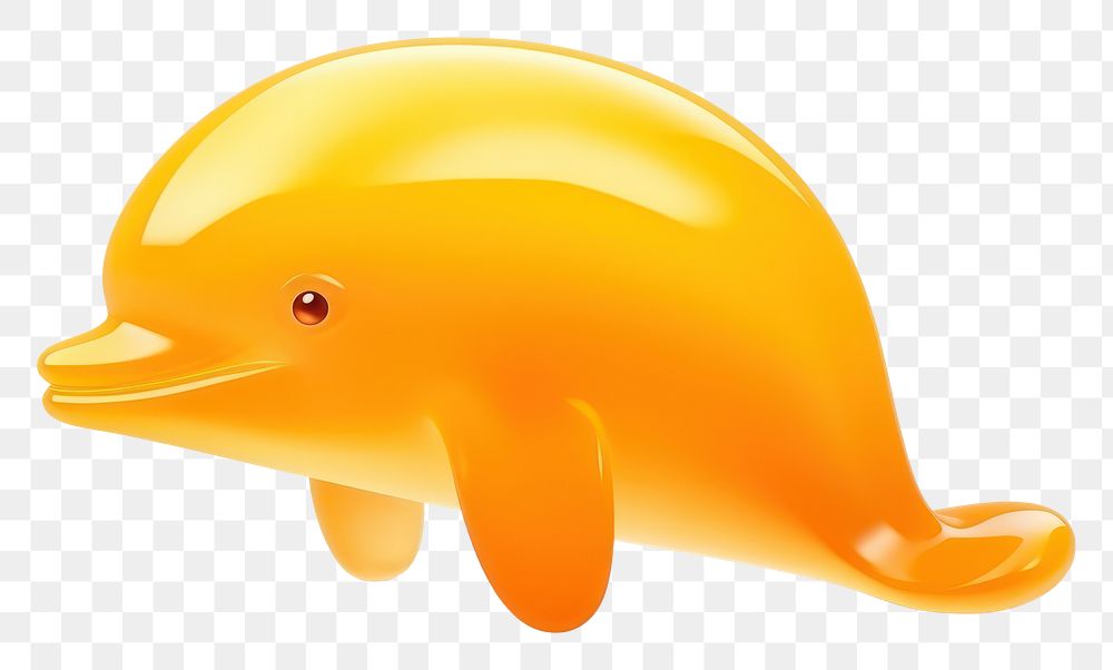 PNG Cute dolphin shape animal mammal white background. AI generated Image by rawpixel.