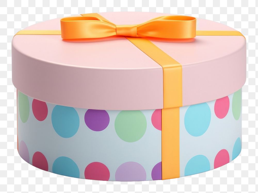 PNG  Circle gift box anniversary celebration decoration. AI generated Image by rawpixel.