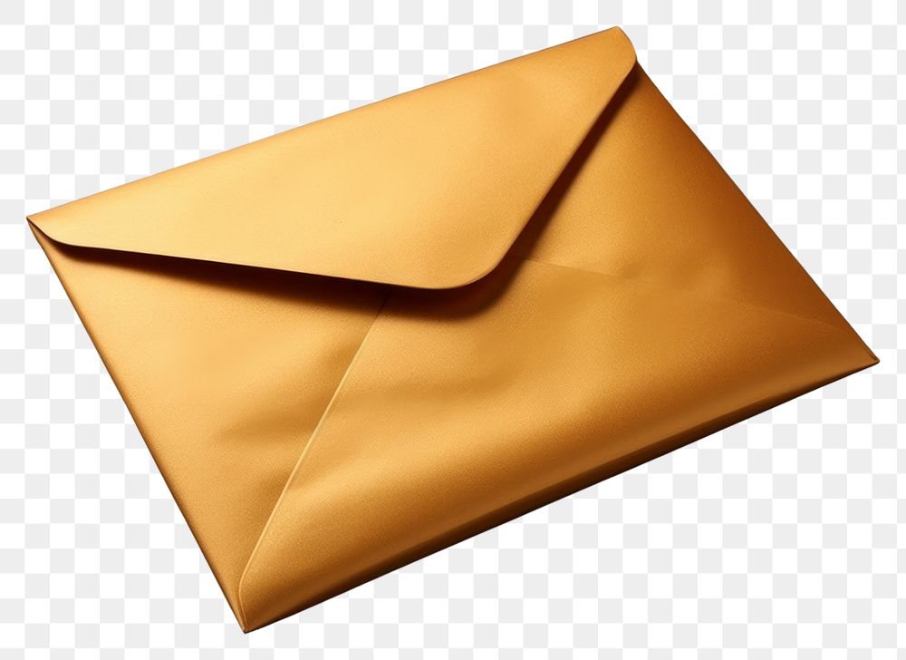 PNG Paper envelope mail gold simplicity. AI generated Image by rawpixel.