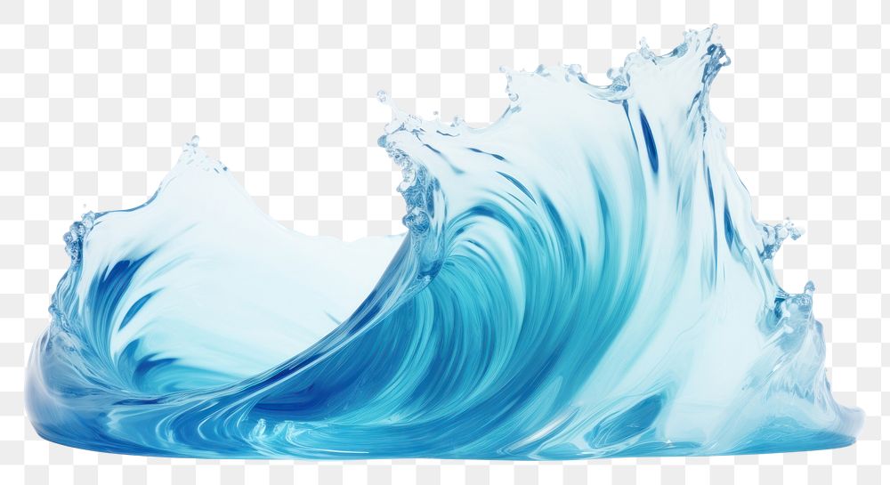 PNG Ocean wave nature sea simplicity. AI generated Image by rawpixel.