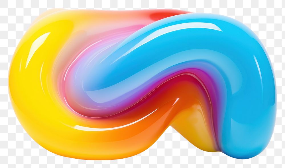 PNG Solid rainbow shape confectionery creativity. AI generated Image by rawpixel.