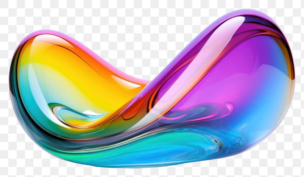 PNG Solid rainbow shape lightweight creativity. AI generated Image by rawpixel.