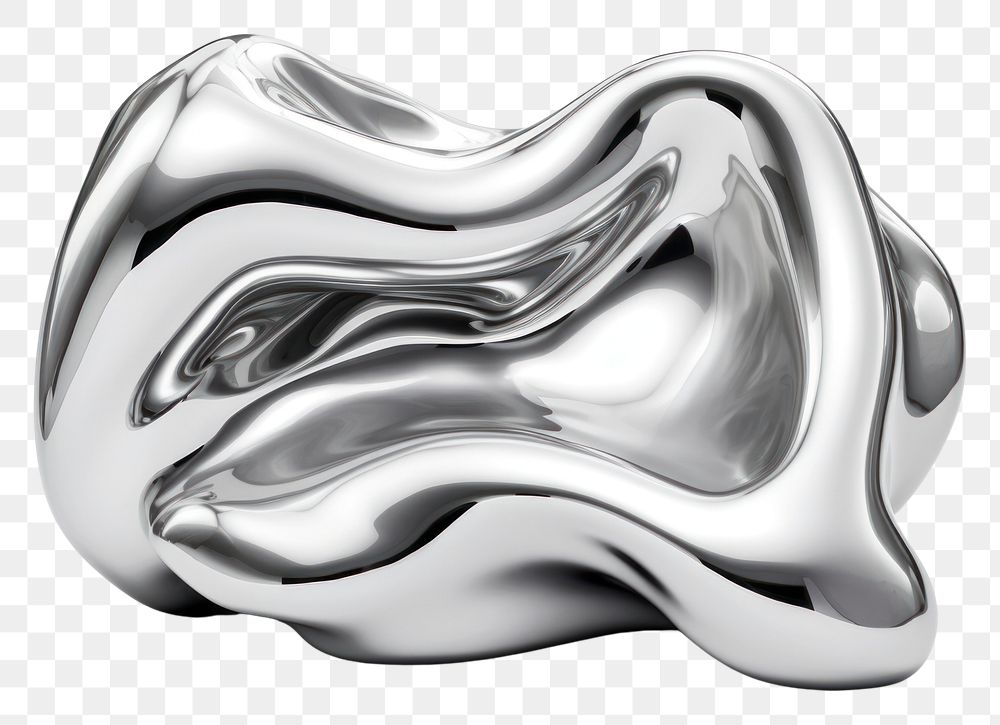 PNG Silver marble platinum jewelry white. AI generated Image by rawpixel.