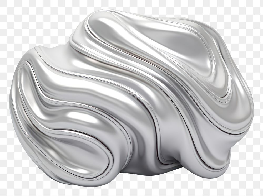 PNG Silver marble accessories creativity porcelain. AI generated Image by rawpixel.