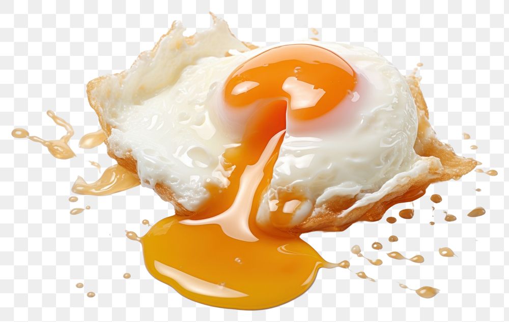 PNG  Poached egg food breakfast freshness. AI generated Image by rawpixel.