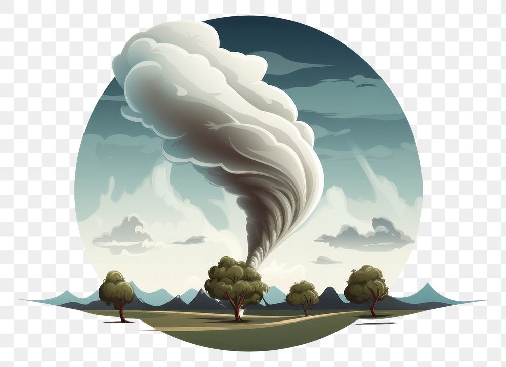 PNG Storm outdoors nature landscape. AI generated Image by rawpixel.