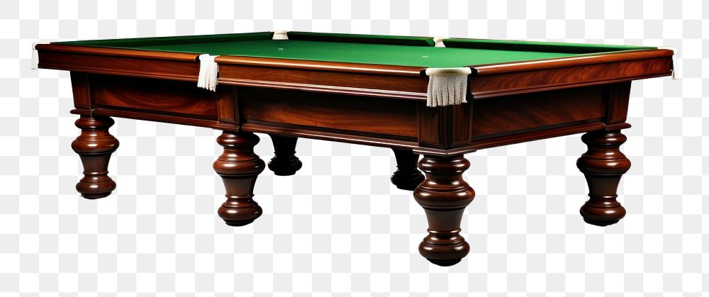 PNG Snooker table furniture white background architecture. AI generated Image by rawpixel.
