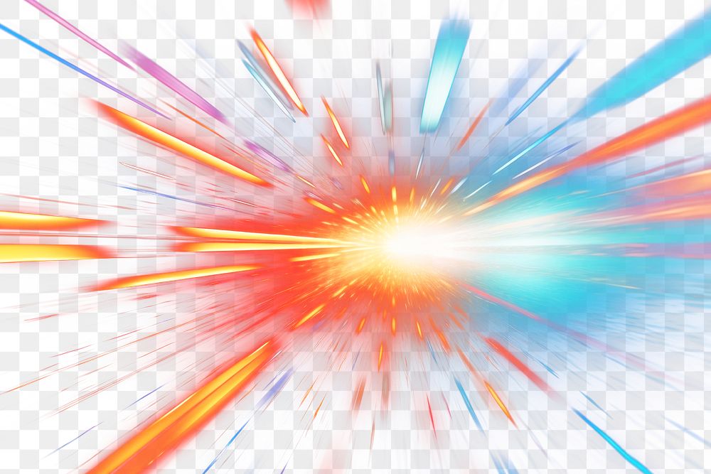 PNG  Digital light fireworks speed