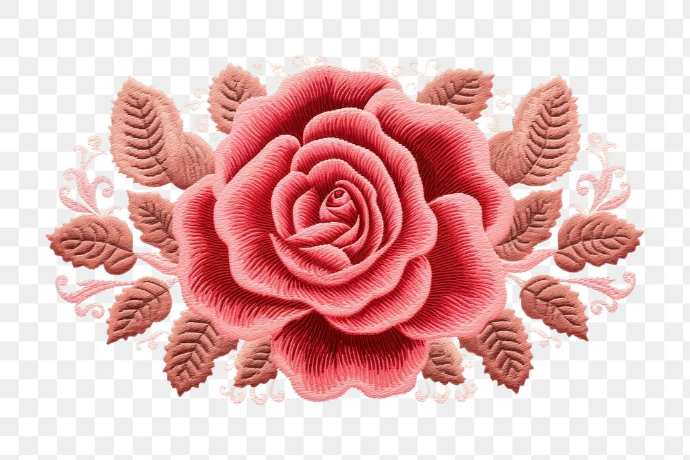 PNG Rose flower pattern plant art. AI generated Image by rawpixel.