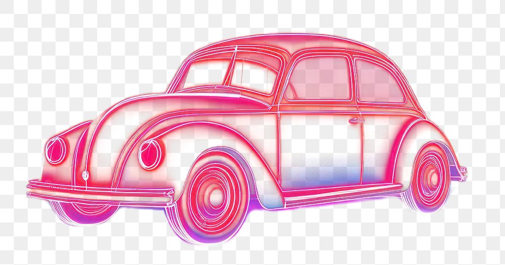 PNG Toy car light neon vehicle. AI generated Image by rawpixel.