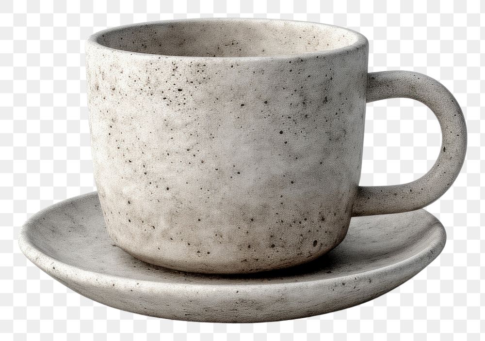 PNG Coffee cup porcelain pottery saucer. AI generated Image by rawpixel.