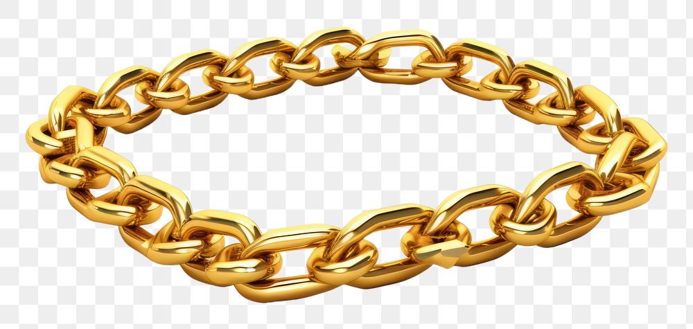 PNG Chain gold bracelet jewelry. AI generated Image by rawpixel.