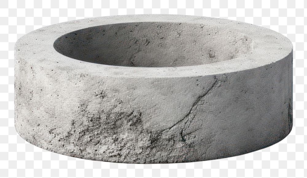 PNG Ring concrete jewelry white background. AI generated Image by rawpixel.
