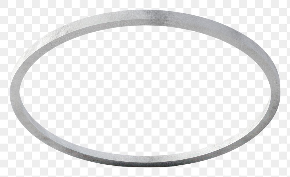 PNG Thin hoop platinum jewelry silver. AI generated Image by rawpixel.