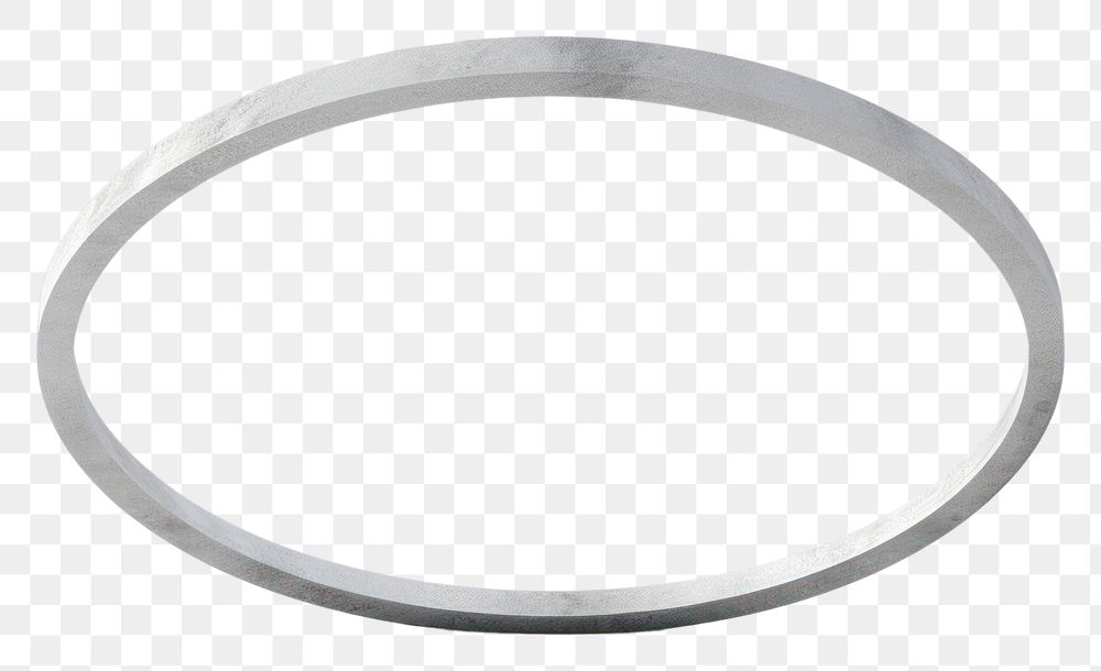 PNG Thin hoop platinum jewelry silver. 