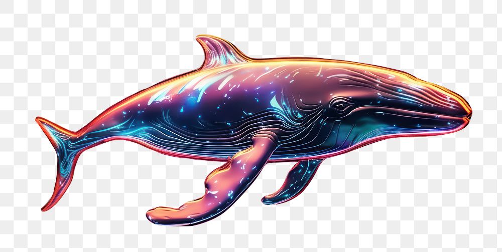 PNG Whale dolphin animal mammal. AI generated Image by rawpixel.