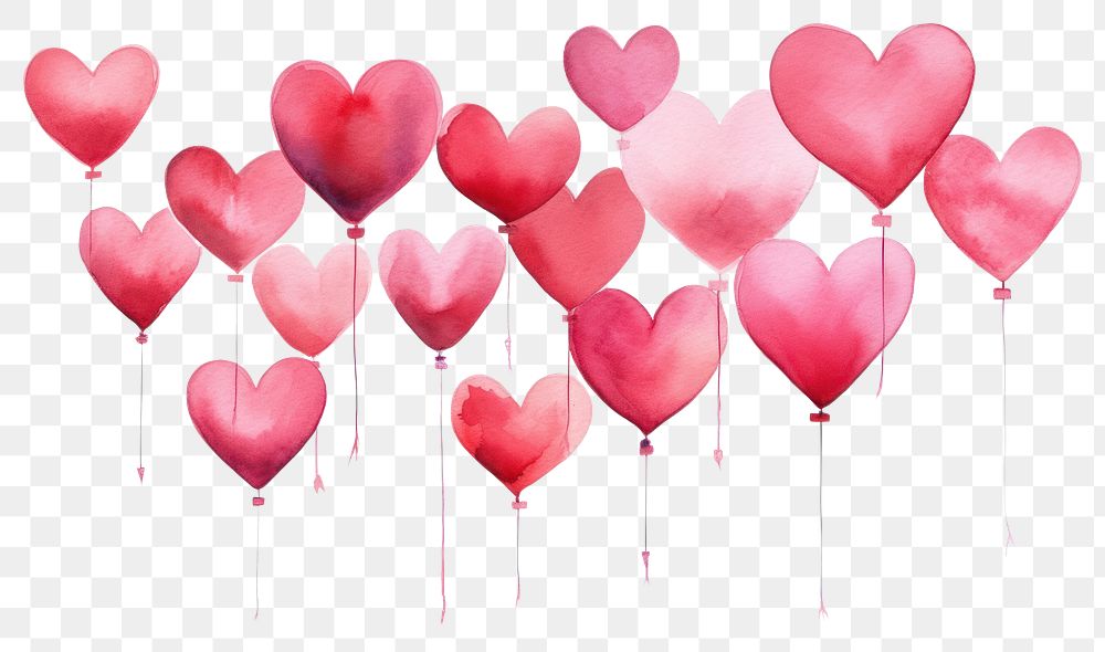PNG Hearts balloon celebration cartoon