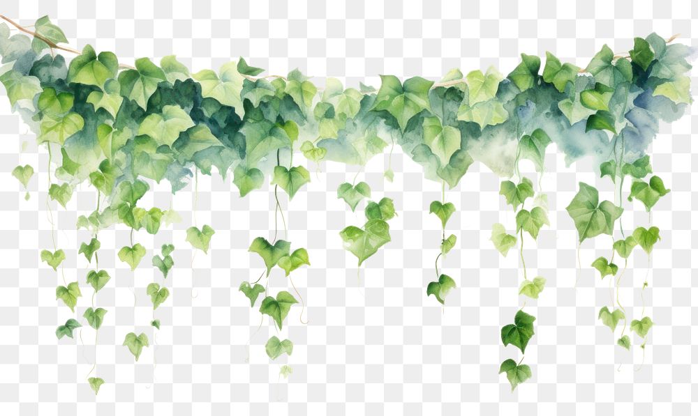 PNG Ivy hanging nature plant. AI generated Image by rawpixel.