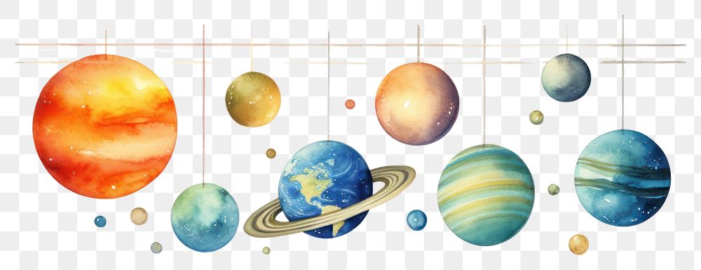 PNG Solar system space astronomy universe. AI generated Image by rawpixel.