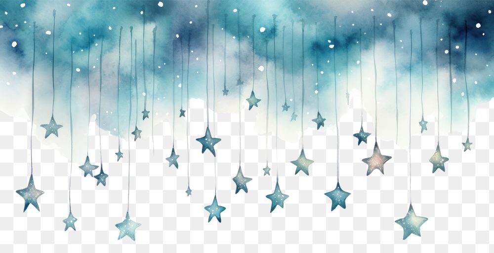 PNG Stars hanging illuminated backgrounds