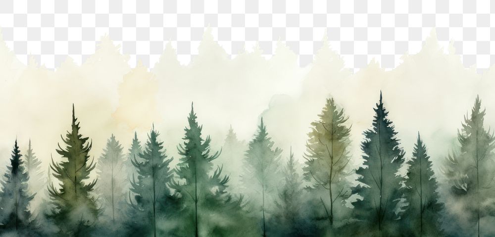 PNG Pine trees nature land landscape. AI generated Image by rawpixel.