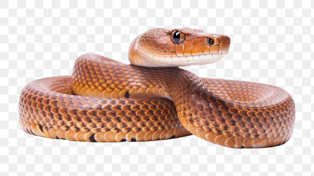 PNG  Snake reptile animal white background. AI generated Image by rawpixel.