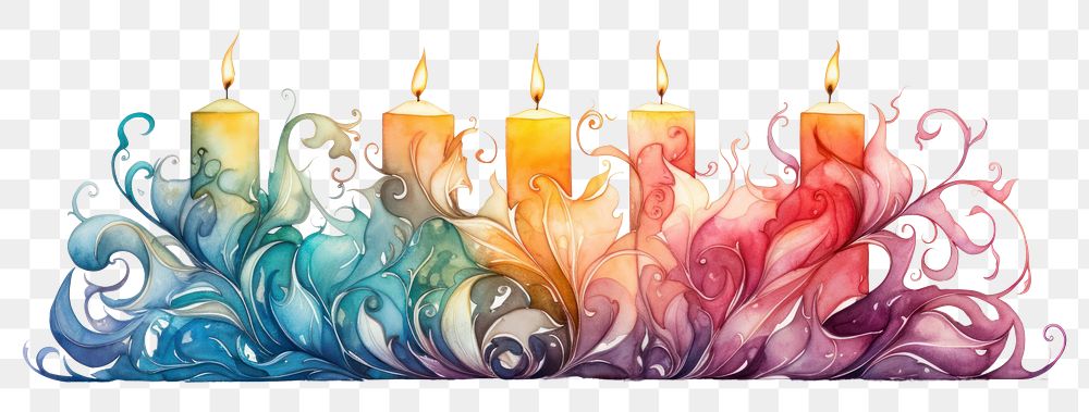 PNG Candle graphics pattern fire. AI generated Image by rawpixel.