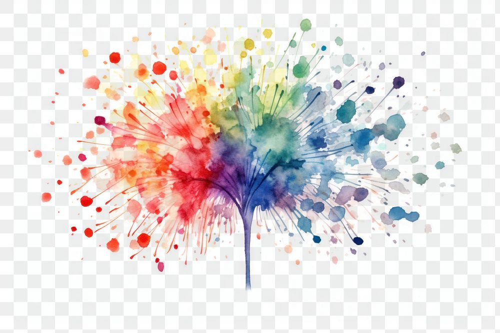 PNG Fireworks backgrounds painting art. AI generated Image by rawpixel.