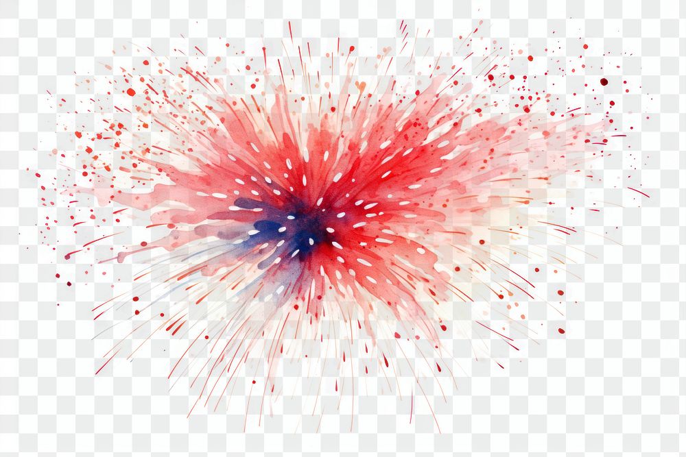 PNG Firework fireworks white background splattered. AI generated Image by rawpixel.