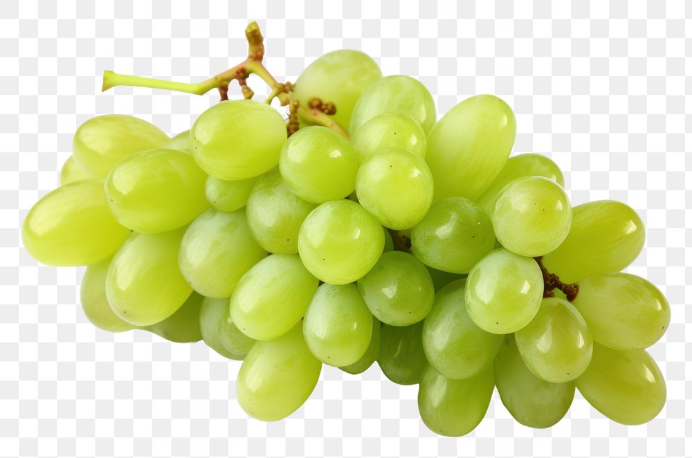 PNG  Green Grape grapes bunch fruit. AI generated Image by rawpixel.